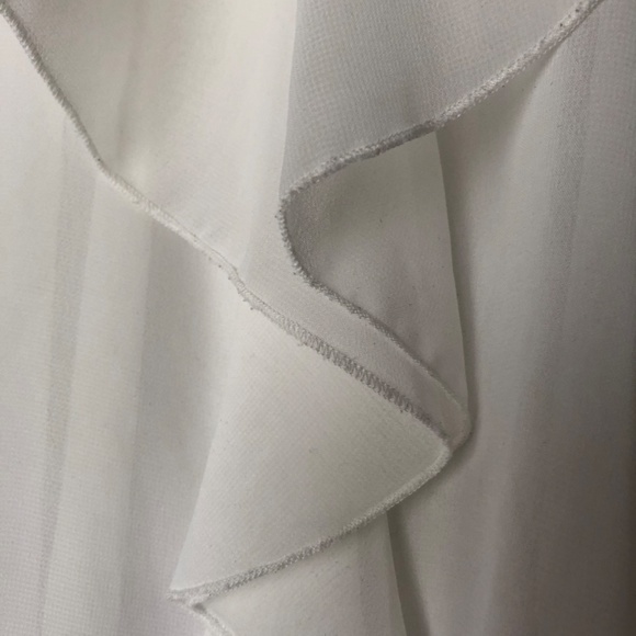 White Front Ruffle Tank - Picture 6 of 6